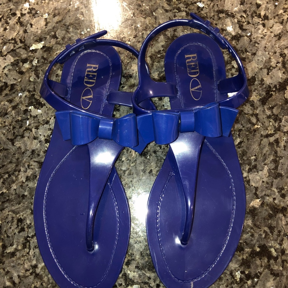 Valentino (Red) Bow Sandals - Picture 5 of 6